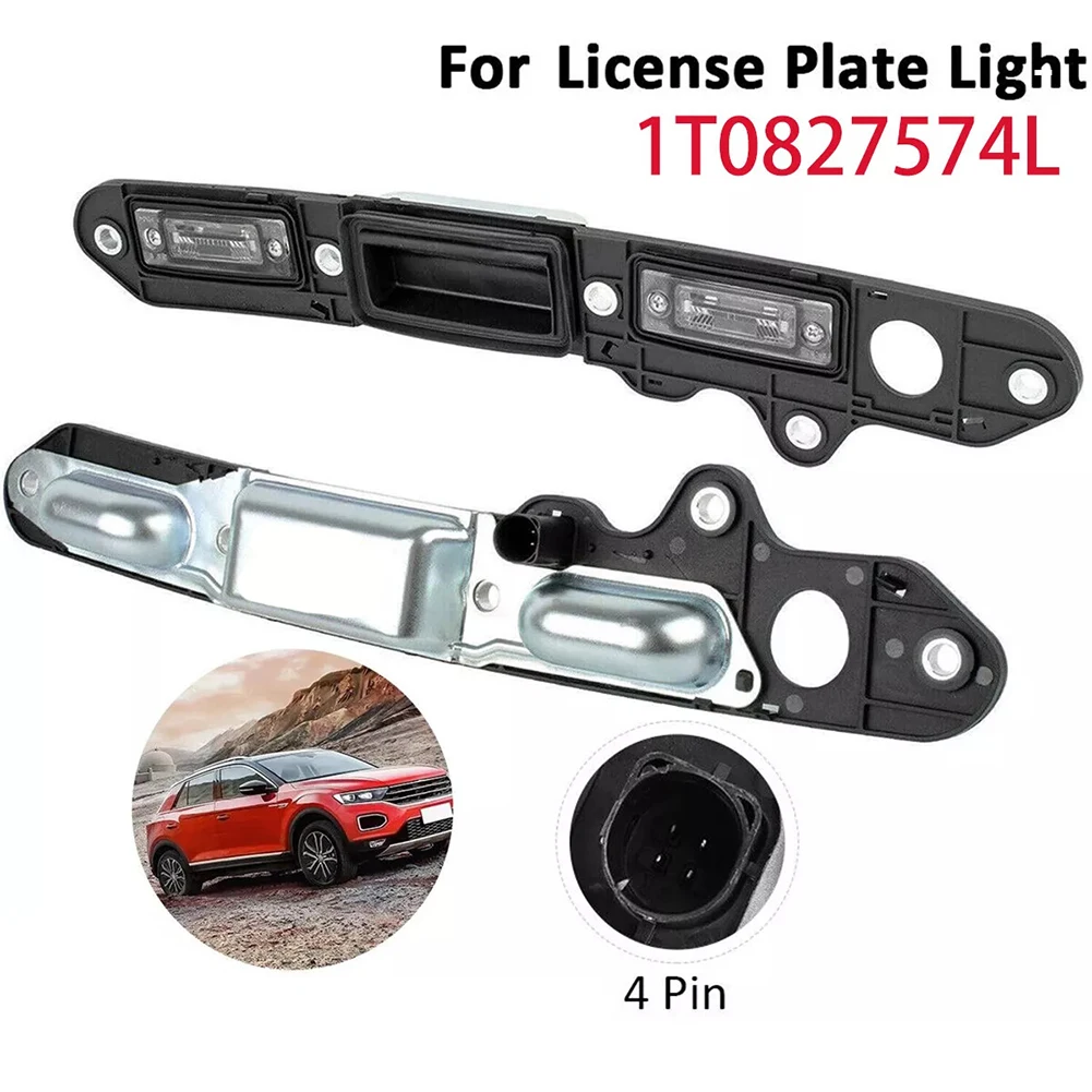 Rear Tailgate Handle Switch Plate Lamp Kit 1T0827574L For Golf Plus For Jetta V EU Version For Touran For Passat B6 Wagon