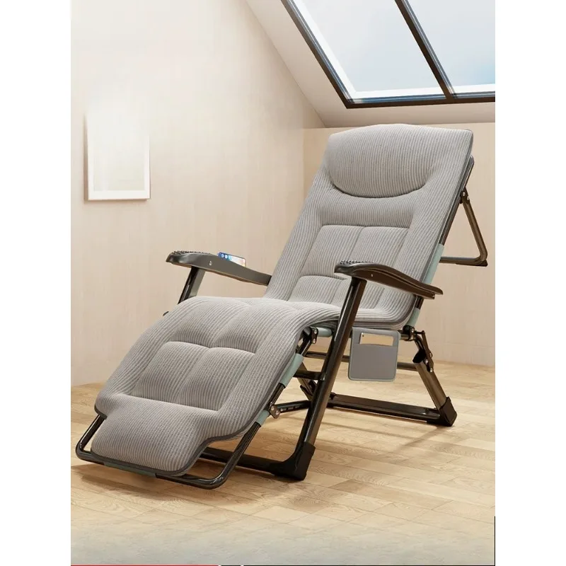 New 3-in-1 Folding Recliner Chair, Sitting Lying Sleeping Lounge Portable Daybed Sofa for Balcony, Home Relaxation Seat