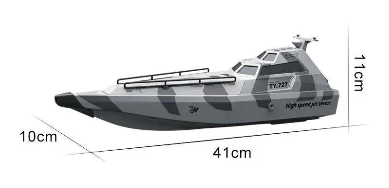 41 см RC лодка с дистанционным управлением, двойной мотор, 2,4 ГГц, 30 км/ч, высокоскоростной пульт дистанционного управления, гоночный корабль, скорость воды, лодка, игрушки для мальчиков