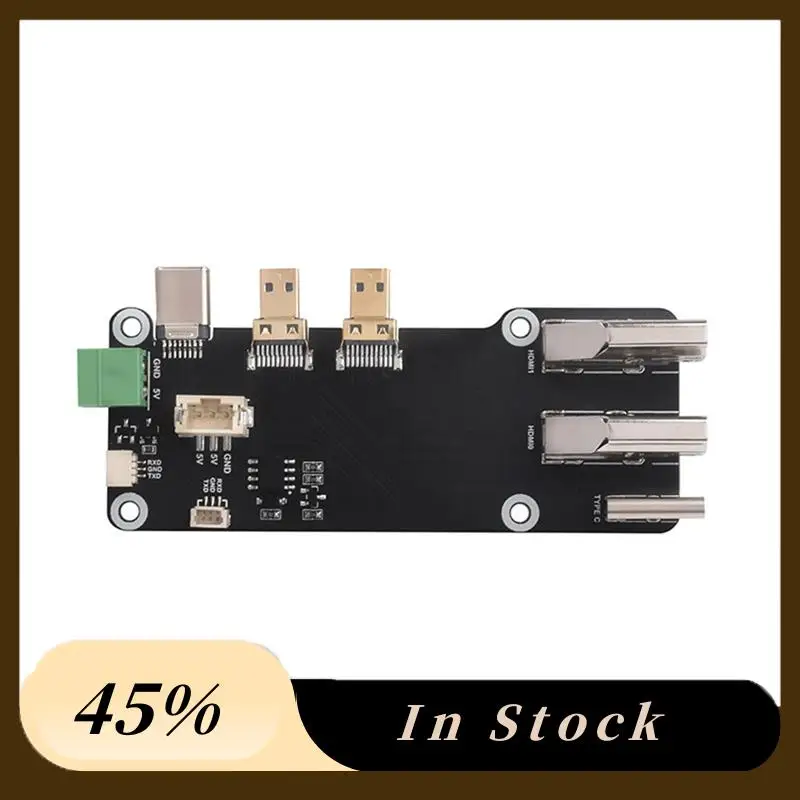 

Новый мини-совместимый многофункциональный адаптер C, два метода питания, двойной выход 4K для Raspberry Pi 5/4B