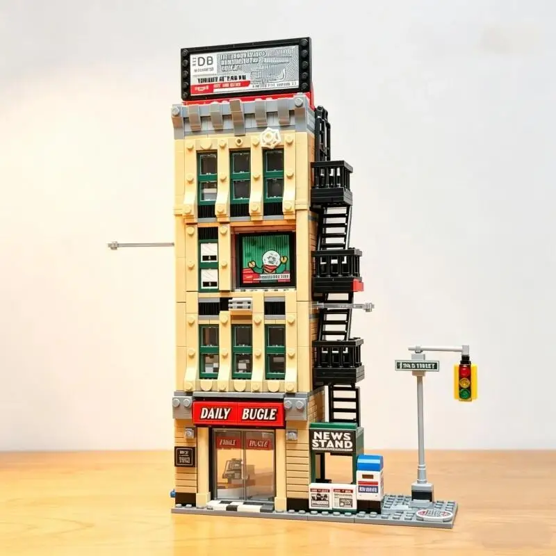 Creative DIY Assembly Building Blocks In Stock 2026 New 781PCS Hero Series The Daily Bugle Model Toys Home Decor Christmas Gifts