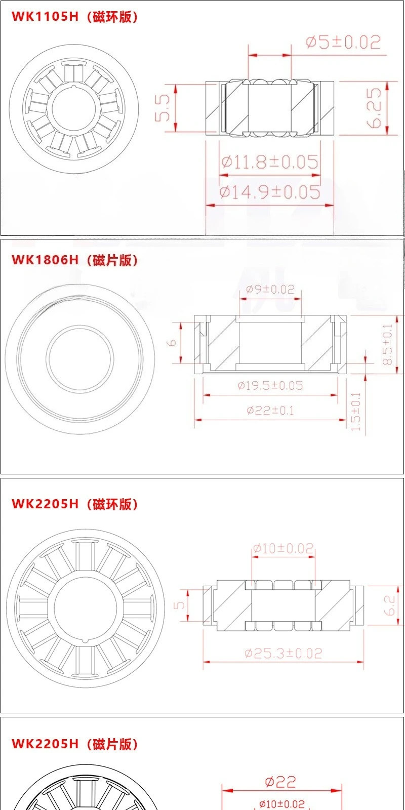 2806 Frameless Torque Motor Ultra-thin Large Aperture Turntable Brushless Motor PTZ Laser Welding LiDAR BLDC