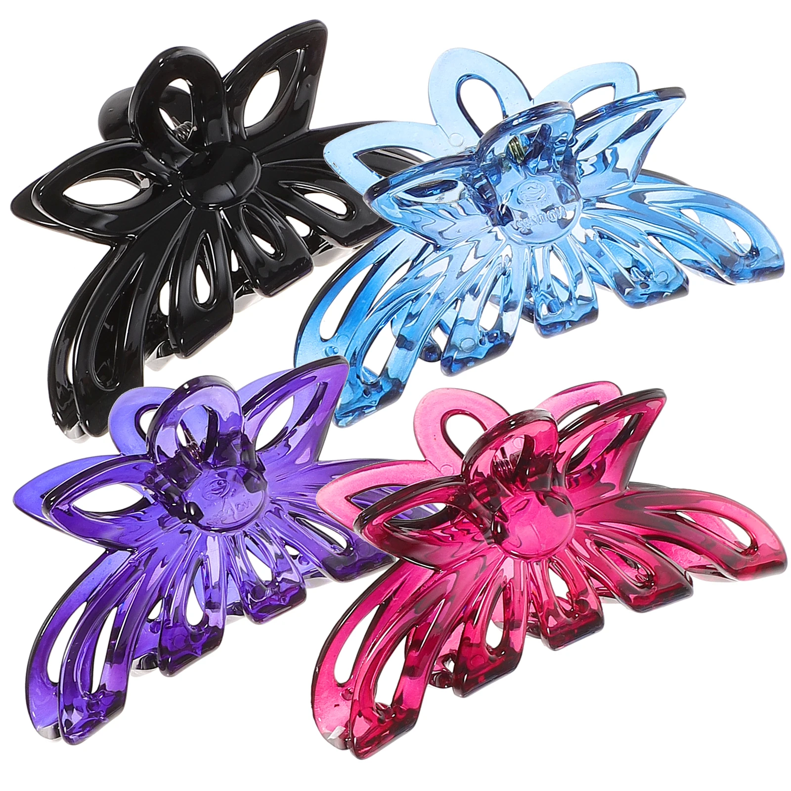 

4 Pcs Hair Clip Practical Accessories Large Clips Korean Version Claw Clamp Paw