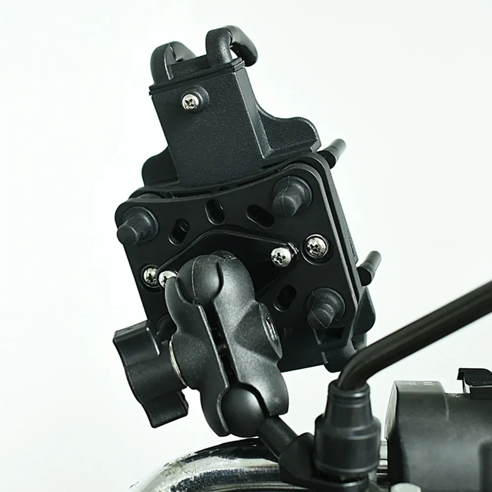 

1Set Bike Phone Holder Motorcycle Smartphone Rack with Shock Absorption Buffer Stable Grip for Cyclist Outdoor Riding Phone
