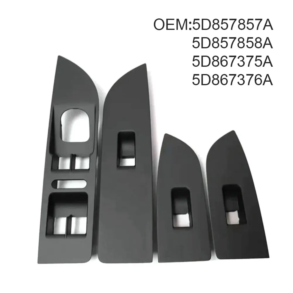 إطار مفتاح النافذة الرئيسية للسيارة لوحة مفاتيح رفع الزجاج 35D 857 857 A مناسبة لـ CC 2010-2018 أسود ABS سهلة الاستخدام بجودة عالية #6