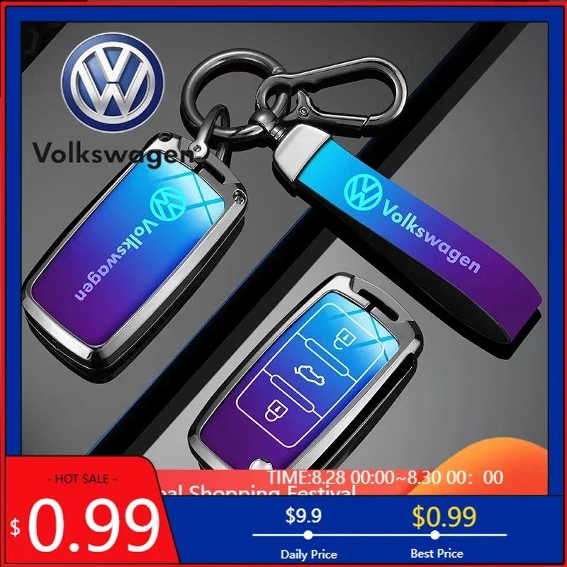 

Чехол-накладка для ключа-брелока автомобиля VW 2026 года, для Volkswagen Polo, Tiguan, Passat, Golf, Jetta, Lavida, защитный чехол для ключа