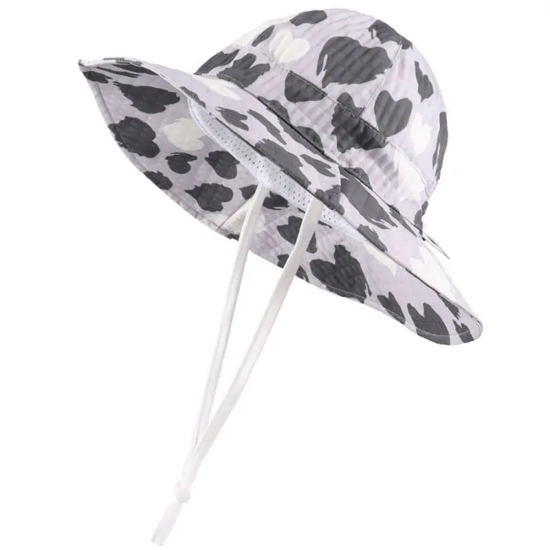 Children Candy Color Bucket Hat Summer Outdoor Kids Boy Girl Sun Hats Anti-UV Children Panama Fisherman Beach Cap