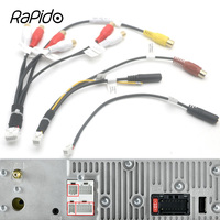 for Pioneer DMH-160BT 1700NEX 1770NEX W2770NEX Car Radio Audio Subwoofer Camera Video RCA AUX Mute Cable Wired Remote Harness