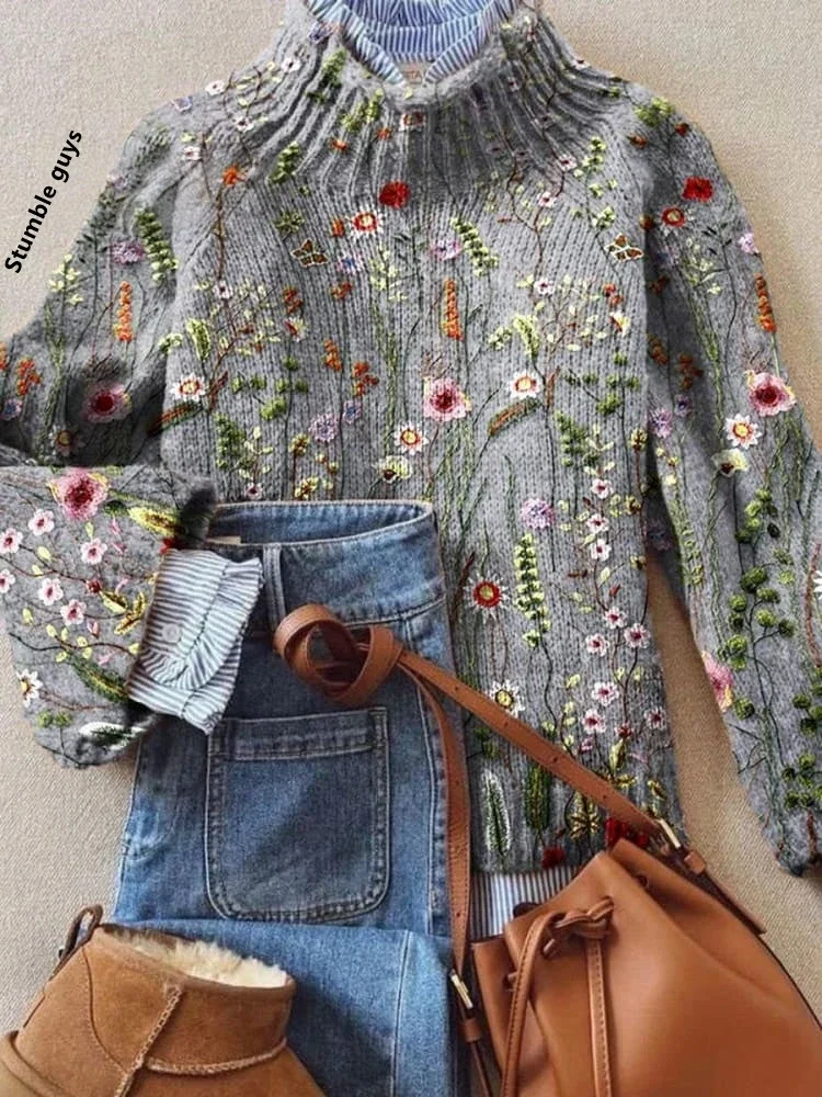 الخريف الشتاء سترة المرأة أزياء عارضة النمط الأوروبي الأمريكي دافئ دافئ عيد الميلاد سانتا هوديي الغزلان متماسكة أعلى