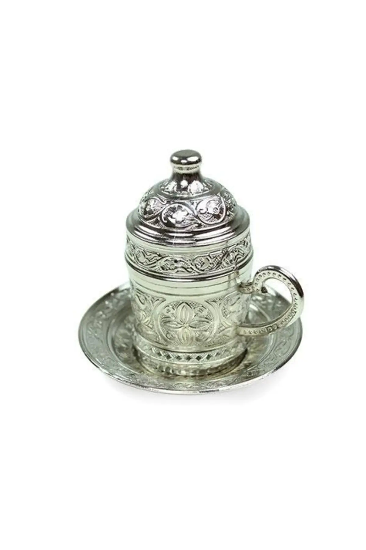 

Ottoman motif coffee cup with silver Cooper Luxury Cups-silver Cooper Luxury Cups