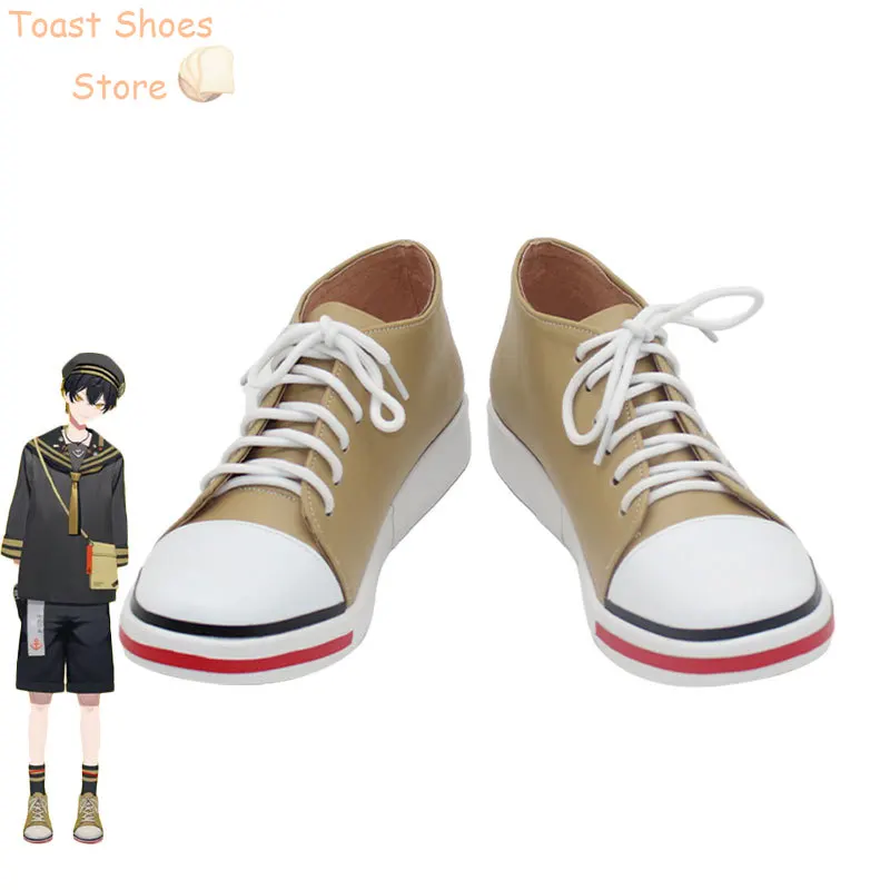 

Yatogami Fuma Cosplay Shoes Vtuber Cosplay Props Halloween Carnival Boots PU Shoes Costume Prop