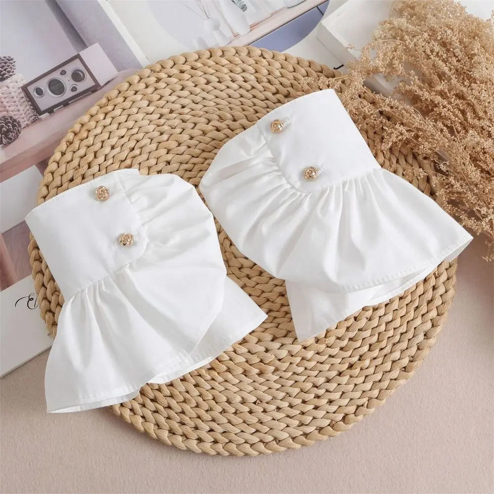 Nieuwe afneembare valse manchetten zonnescherm manchet verlenging pols manchetten nep flare mouwen dames meisjes