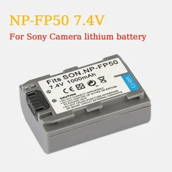 NP-FP50 NPFP50 Battery for Sony Camera DCR DVD92 DVD203 DVD205 HC41 DCR-30 HC23E HC21E HC24E SR40E SR70E SR60E 1000mAh Batteries
