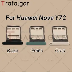 Bilashmart SIM Card Tray Huawei Nova Y72 SIM Slot Holder Socket Adapter Replacement