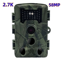 Hunting Trail Camera 58MP 1080P Night Vision Wildlife Camera With Motion Activated Outdoor Trail Cam Trigger Wildlife Scouting