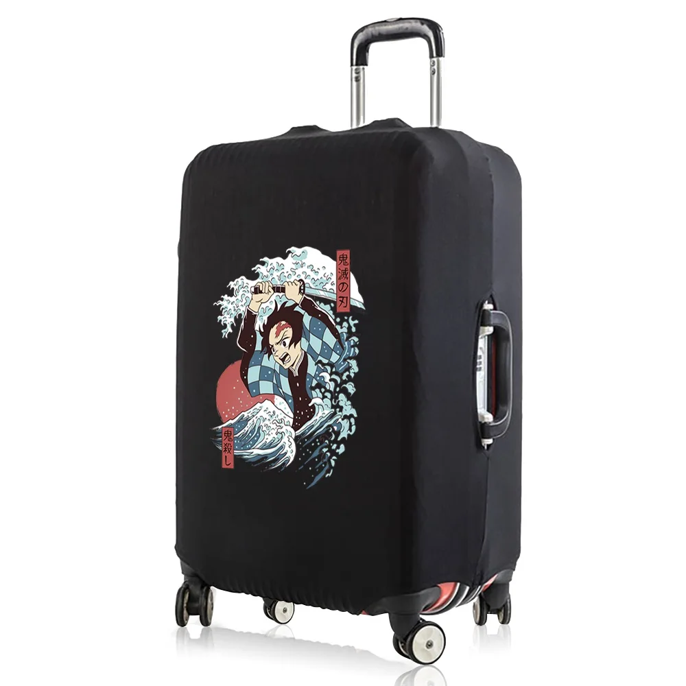 2023 Travel Essentials Luggage Cover Holiday Traveling Essentials Accessories Dust Trolley Protective Suitcase Case Wave Series