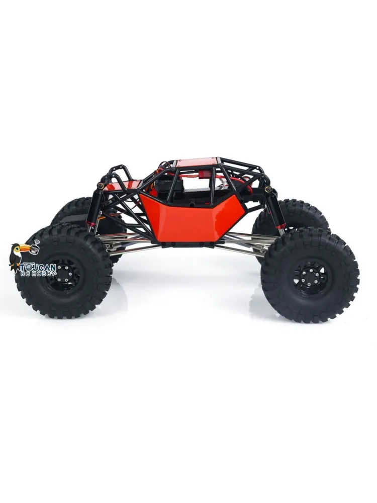 EU-Lagerbestand 1/10 RTR RC Offroad-Auto 4x4 Ferngesteuert Fahrbereit Rock Crawler Elektrisch Lackierter Fertiger Truck als Spielzeug-Geschenk