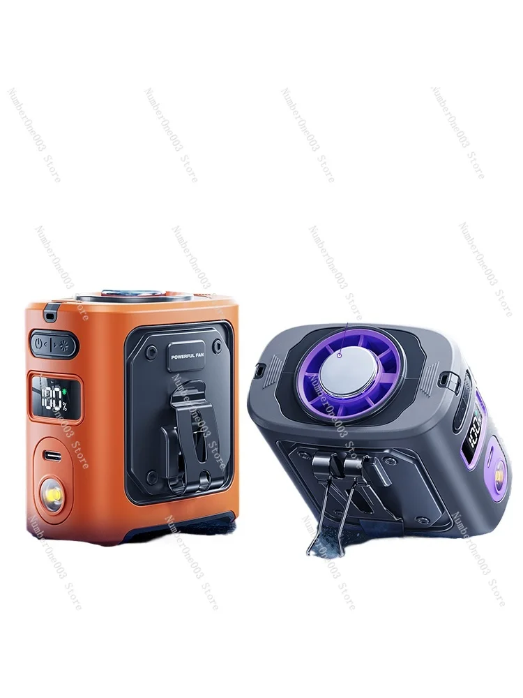 

Waist Fan 2025 New Outdoor Semiconductor Refrigeration Small Air Conditioner Small Portable Clip Waist Cooling Artifact High