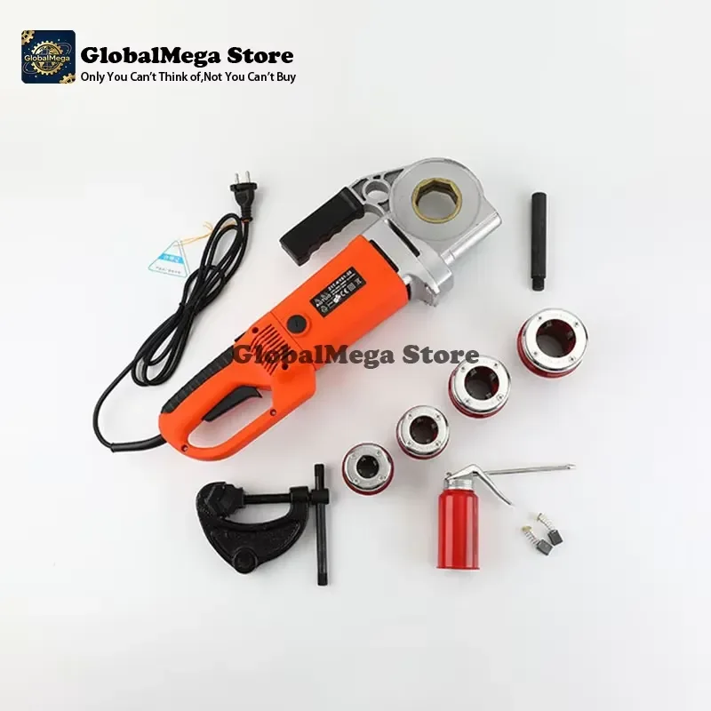 2026 Latest Portable Handheld Electric Pipe Threading Machine 2300W for Galvanized Steel Pipes DIY Plumbing Tool with Hinged