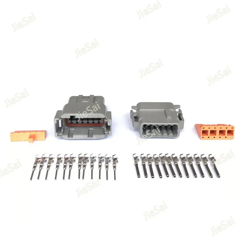 DTM Auto Deutsch Connector 12 Pin Automotive Connector With Pin DTM04-12P / ATM04-12P DTM06-12S / ATM06-12S