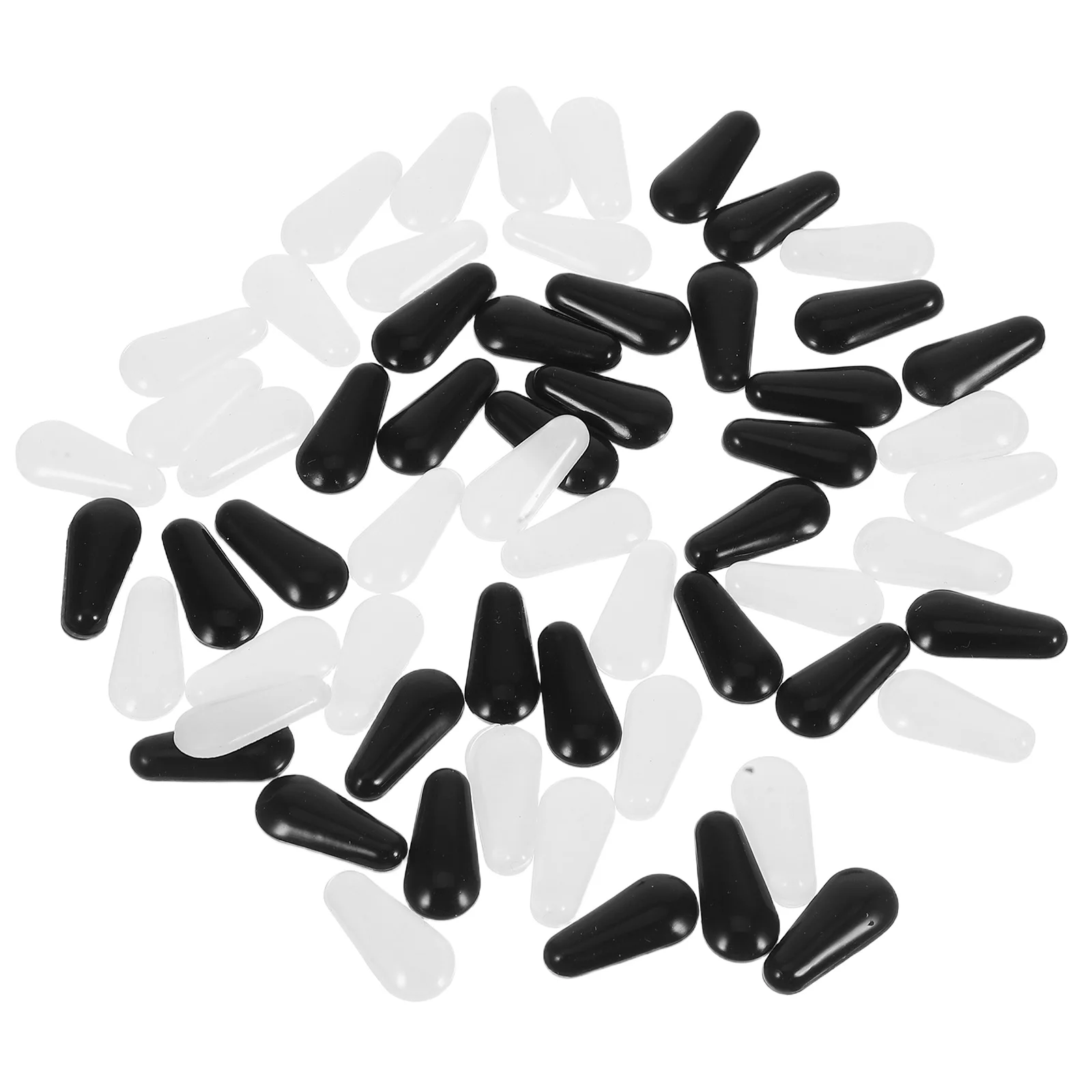 

60pcs Silicone Glasses Pads Soft Cushion Nose Bridge Inserts Comfortable Skin-Friendly Eyeglass Nose Guards Anti-Slip Support