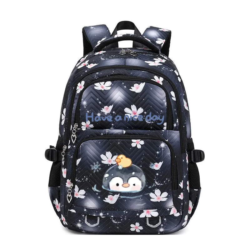 大容量 ブラック ラップトップ バックパック 調節可能なストラップ 多機能コンパートメント レジャー トラベルバッグ 実用的 耐久性 整理整頓