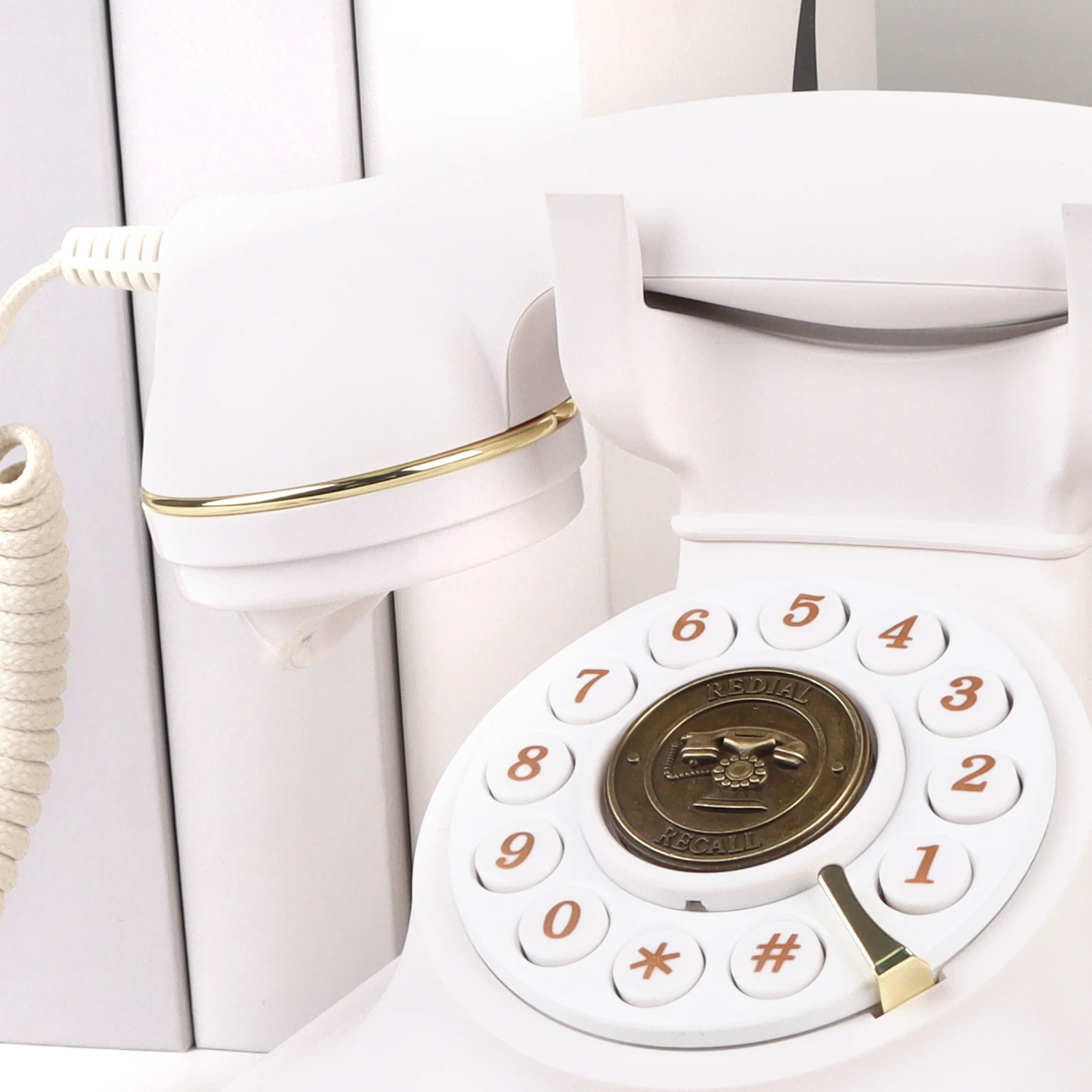 Ready Shipping Audio Guestbook Telephone for Wedding Message Voice Guest Book Feature Wedding Phone for Wedding and Party