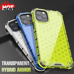 Military AntiShock Clear Case for iPhone 14 12 11 Pro Max 13 Mini Xr Xs Max 6s 8 7 Plus Transparent Silicone Rugged Impact Cover