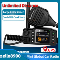 MOTOLOLA Mini POC Network Car Walkie-Talkie Zello GPS Long Distance 4G Android WiFi Dual SIM For Vehicle Fleet transportation