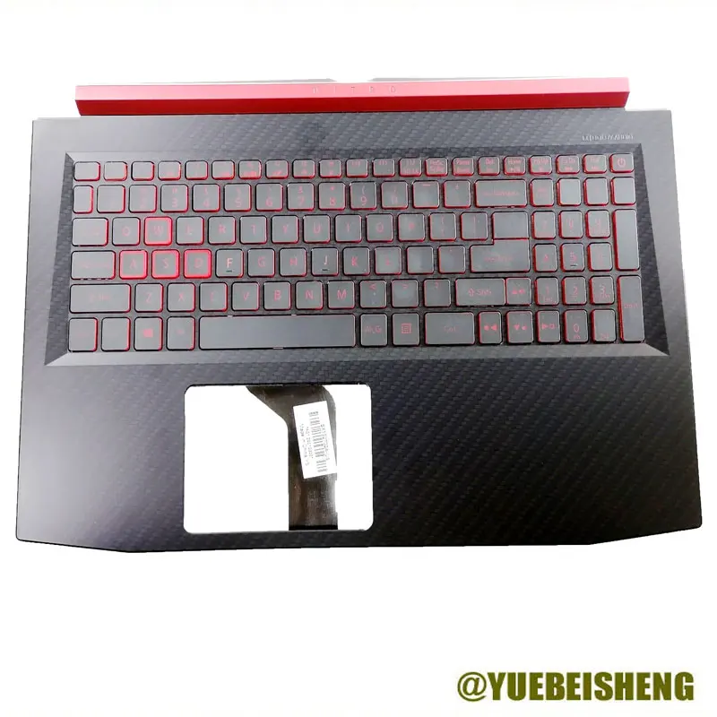 95%New/org For Acer Nitro 5 Nitro5 AN515-52 AN517-51 Palmrest US keyboard upper cover Backlight