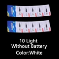 10pcs white