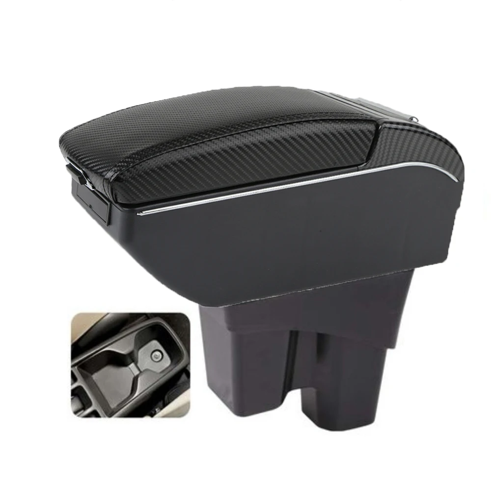 

For Honda City GM6 Armrest Box Honda City GM6 Car Armrest Auto Storage Box Arm Bracing heighten Interior Details Retrofit Part
