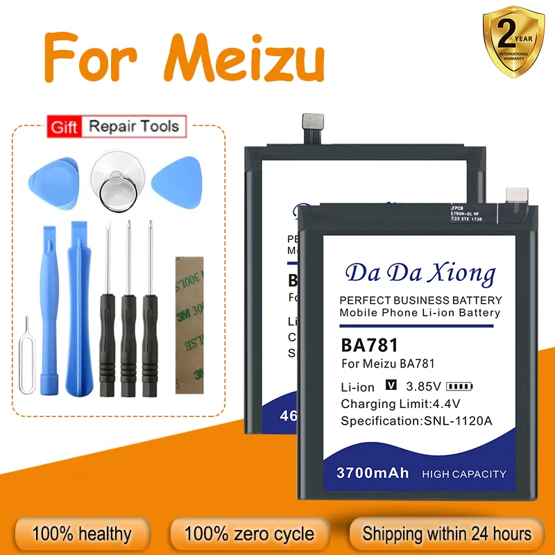 Новый Сменный аккумулятор BA781 BA928 BT62 BA851 B022 для MeiZu Meilan X E3 MX2 16T M3X M928Q M040 M045 mlifepo4 M682Q + набор инструментов