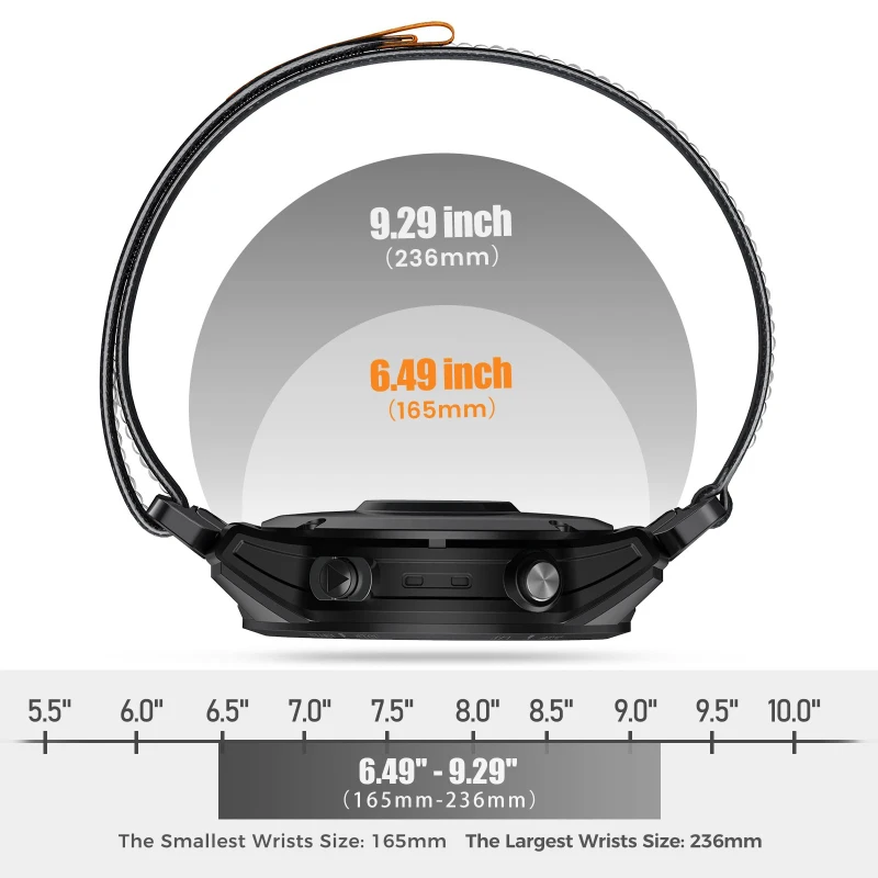 20mm/22mm/26mm Trail Loop Nylon Strap Quick-release Strap for Garmin FENIX 8 and 22/22/26mm Watch Band Series image 6