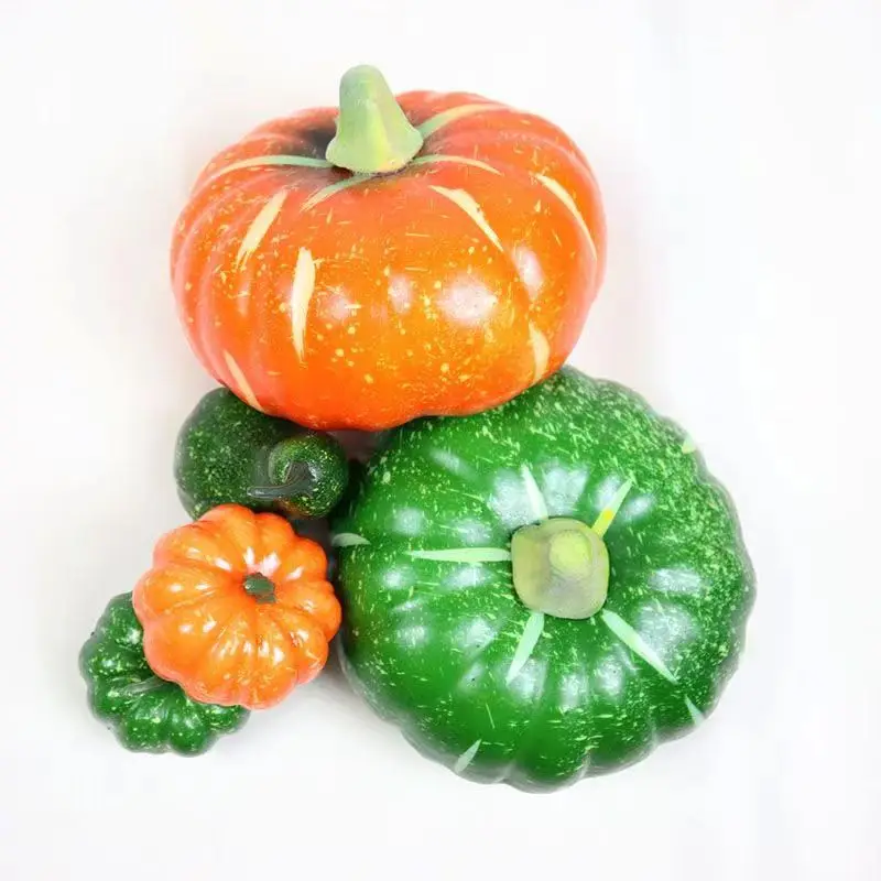 Simulation Pumpkin Model Table Display, Artificial Vegetable, DIY Craft, Birthday Party, Wedding Decoration