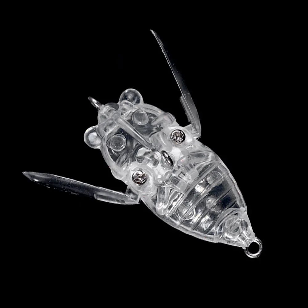 

10 шт., 4 см, 5 г, пустые, телесные, Pesca, бионические насекомые, пустые, неокрашенные рыболовные приманки, сделай сам, приманка для верхней рыбалки