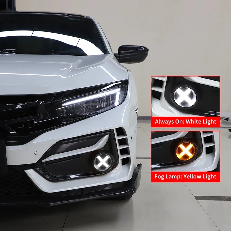 X-Fog Lamp Assembly for Honda Civic 10th 11th view 4
