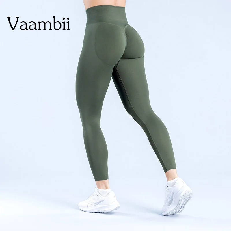 Scrunch Bum Leggings da palestra Collant sportivi da allenamento Pantaloni da yoga elasticizzati Leggings senza cuciture Abbigliamento da donna Pantaloni da yoga a vita alta