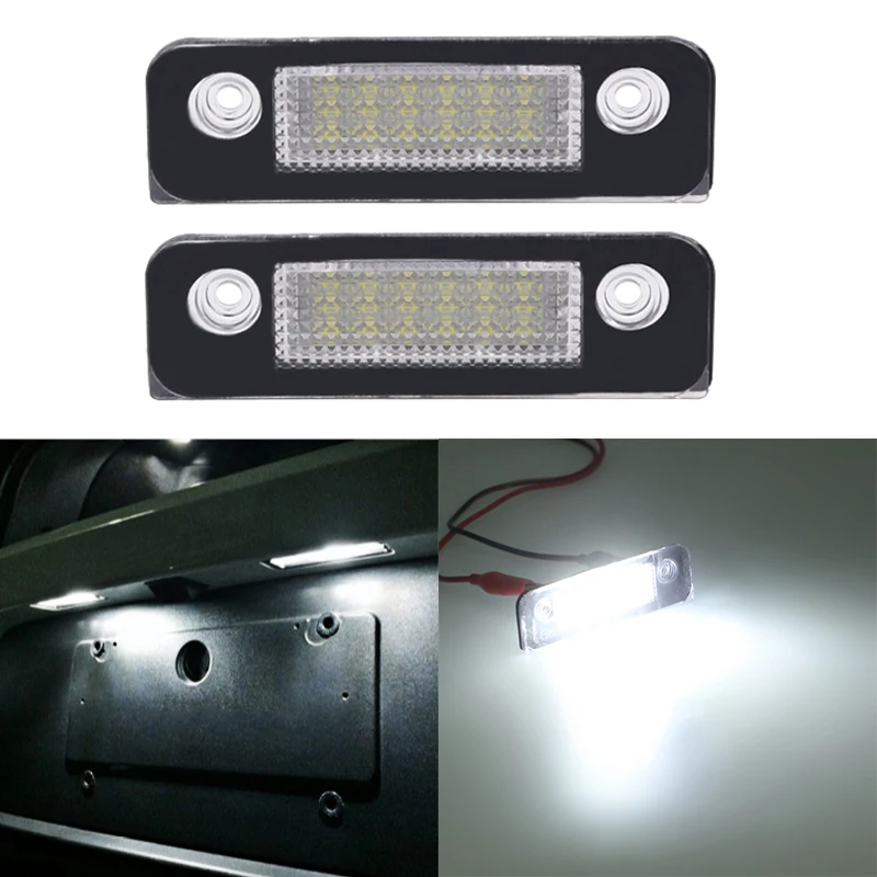 

Задний номерной знак для автомобиля, 12 В постоянного тока, задний номерной знак для Ford Mondeo MK2 Fiesta MK5, лампа Fusion, белый цвет, задний номерной знак, без ошибок, аксессуары