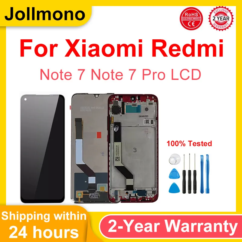 

LCD Screen Display For Xiaomi Redmi Note 7 Note 7 Pro LCD Display Touch Screen Digitizer Assembly M1901F7G M1901F7S Repair Parts
