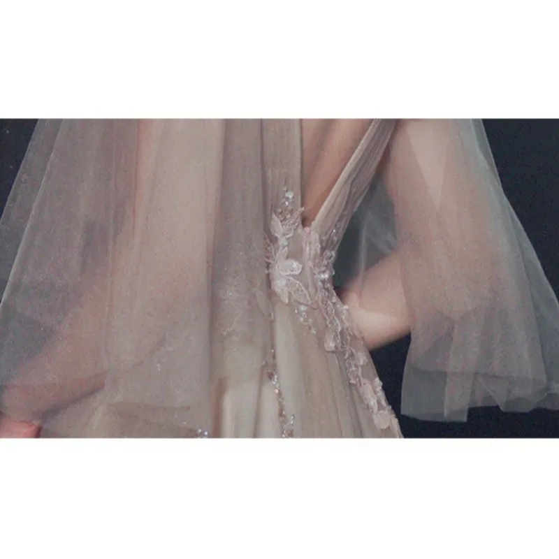 فستان سهرة نسائي جديد مثير مطرز لعام 2025 فستان عصري وتنحيف للولائم على طراز امتحان فني لأداء البيانو #5