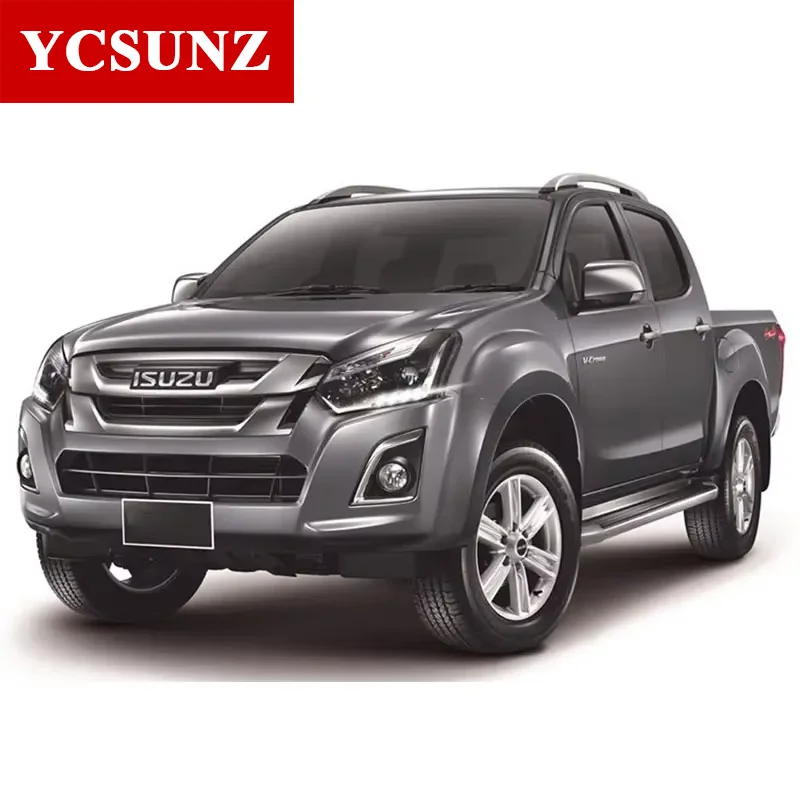 ABS الجبهة الضباب غطاء خفيف ل ايسوزو D-max Dmax 2016 2017 2018 مزدوجة المقصورة اكسسوارات السيارات التصميم YCSUNZ