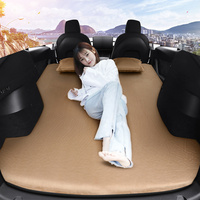 For Tesla Model 3 Model Y 2017-2023 Inflatable Air Mattress Outdoor Camping Inflatable Special Suede Fabric Car Travel Bed