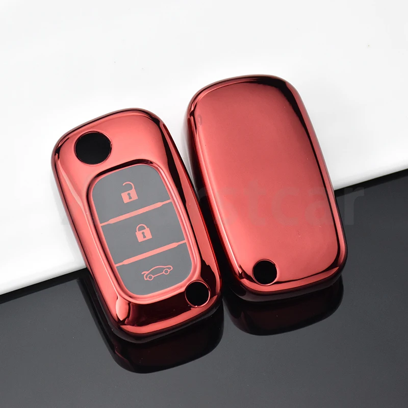 For Renault Fluence Clio Megane for Mercedes Benz TPU Car Key Case Cover For LADA Vesta Granta XRay Kalina Priora Sedan Sport