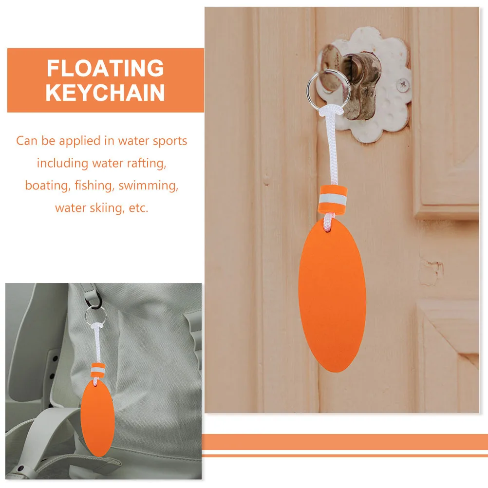 

12 Pcs Key Chain Boating Keychains Floating Charm Sponge Lightweight for Boats Eva Water Activities