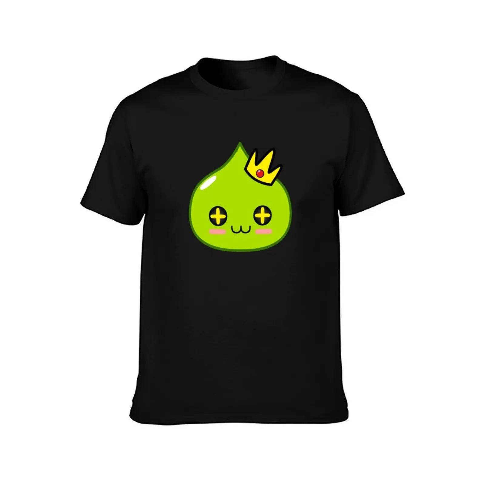 Cute King Slime Blush T-Shirt Large Size Basic Casual T-Shirt