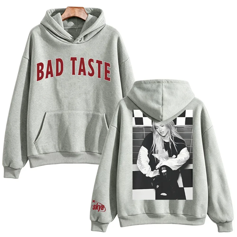 Freya Skye Bad Taste Photo Hoodie Unisex Vintage Graphic Print Long Sleeve Clothes Casual Streetwear Fan Gift Tops Sweatshirts
