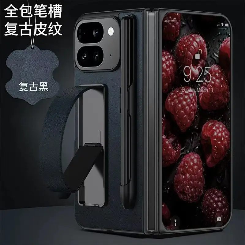 

Suitable for Google Pixel 10 Pro Fold phone case holder, protective cover 9 Pro Fold, simple, stylish, bare metal, high-end feel