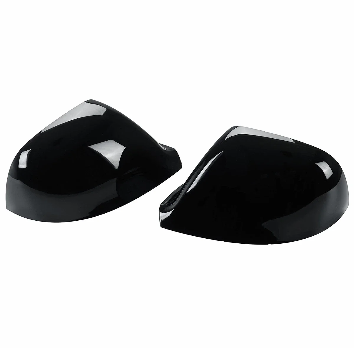 

1 Pair Glossy Black Rearview Mirror Cover Caps For VW Amarok 2012-2019 / for Transporter T5 T5.1 T6 T6.1 T7 Side Mirror Housing