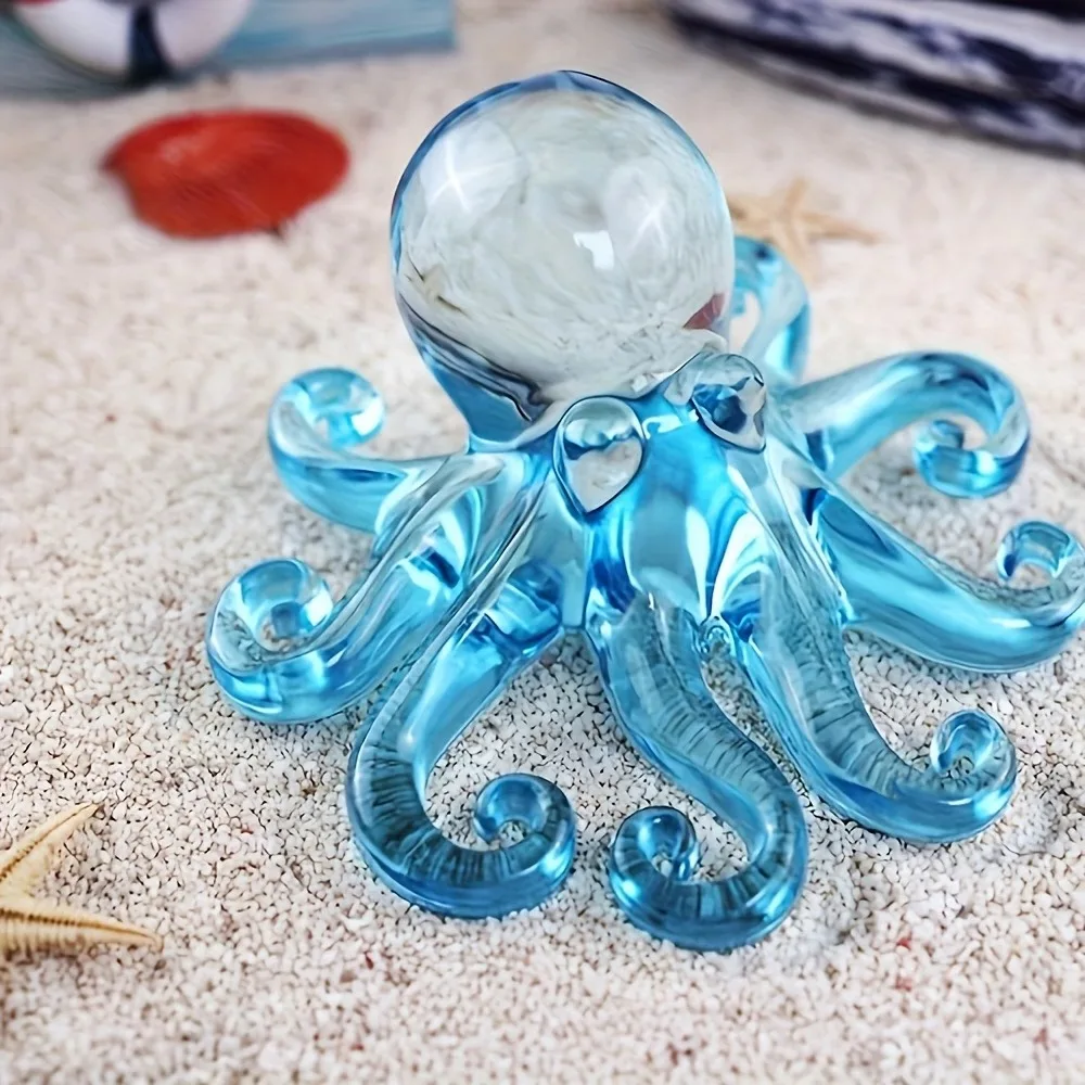 Marine Octopus Silicone Mold, DIY Creative Handicrafts, Suitable for Home Tabletop Ornaments, Glue Mold, Resin Silicone Mold